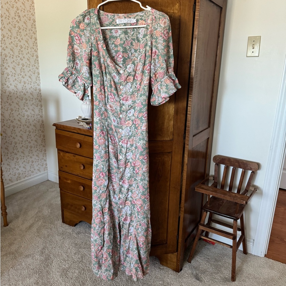 Christy Dawn Aloe Floral - Lennon Dress - Picture 3 of 7